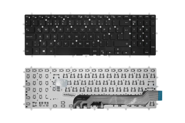 Dell Uyumlu Inspiron 5767, 5770, 5775, 7566, 7567, 7577, 7773, 7778 Klavye TR Siyah ürün görseli 1