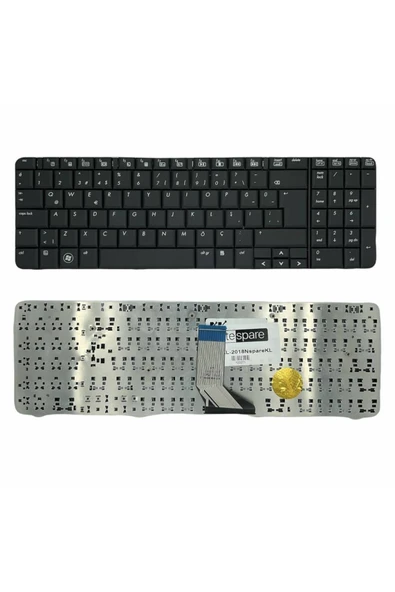 Hp ile Uyumlu Compaq Presario CQ61-410et, CQ61-415ST, CQ61-420ST Notebook Klavye Siyah TR ürün görseli 1