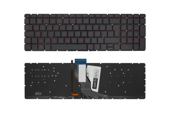 HP Uyumlu Pavilion 15-au011nt (X8M40EA), 15-au107nt (X9Z15EA) Klavye TR Işıklı Siyah - Büyük Enter ürün görseli 1