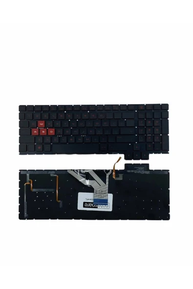 Hp ile Uyumlu Omen 929478-001, 929478-141 Notebook Klavye Işıklı Siyah TR ürün görseli 1