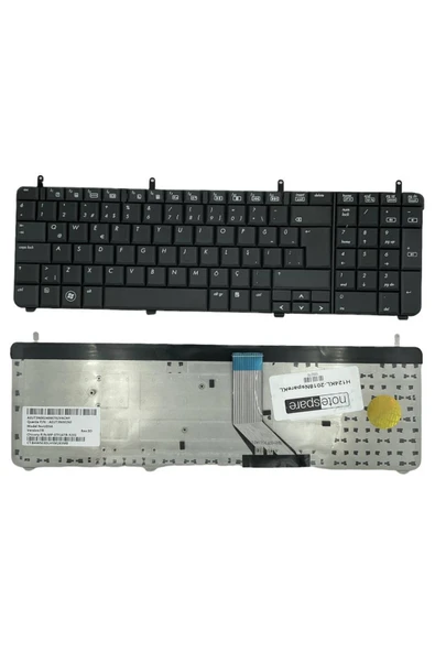 Hp ile Uyumlu Pavilion DV7-3170CA, DV7-3171NR, DV7-3173CA, DV7-3173NR Notebook Klavye Siyah TR ürün görseli 1