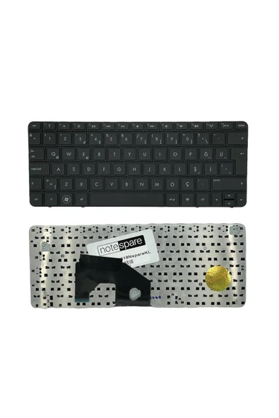 Hp ile Uyumlu Mini  210-1030BR, 210-1030eg, 210-1030NR, 210-1031eg Notebook Klavye Siyah TR ürün görseli 1