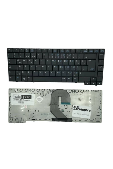 Hp ile Uyumlu 443922-141, 445588-141, 9J.N8282.A0T Notebook Klavye Siyah TR ürün görseli 1