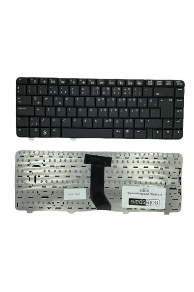 Hp ile Uyumlu 9J.N8682.Q0G, 9J.N8682.Q0T, 9J.N8682.Q0U, 9J.N8682.Q1D Notebook Klavye Siyah TR ürün görseli 1