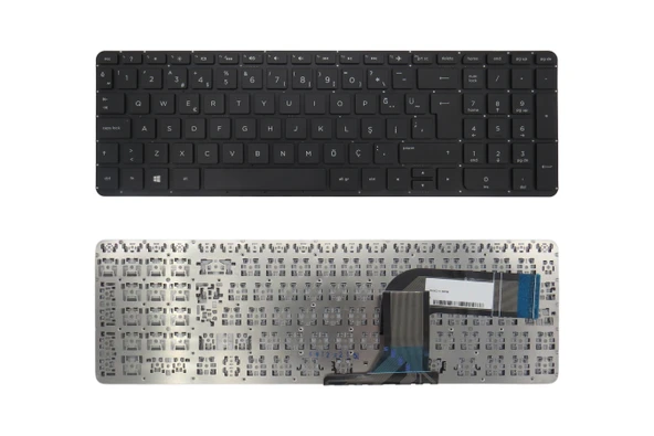 HP Uyumlu Pavilion 15-p214nt (L1T67EA), 15-p214nt (L1T67EA) Klavye TR Siyah ürün görseli 1