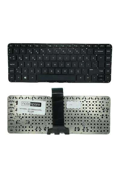 Hp ile Uyumlu Pavilion X360 13-A100NT, X360 13-A200NT Notebook Klavye Siyah TR ürün görseli 1