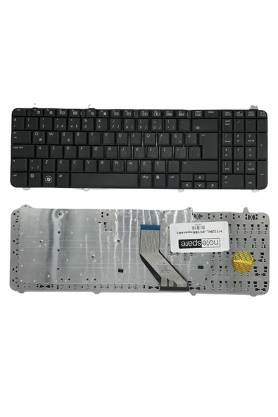 Hp ile Uyumlu Pavilion DV6-1237ET, DV6-1238ET, DV6-1239ET, DV6-1241ET Notebook Klavye Siyah TR ürün görseli 1