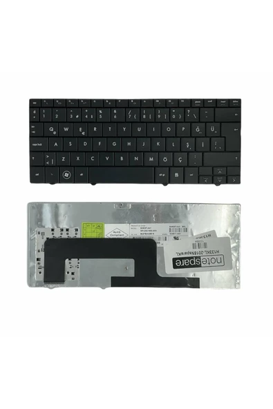 Hp ile Uyumlu Compaq Mini 110c-1020st (NZ794EA) Notebook Klavye Siyah TR ürün görseli 1