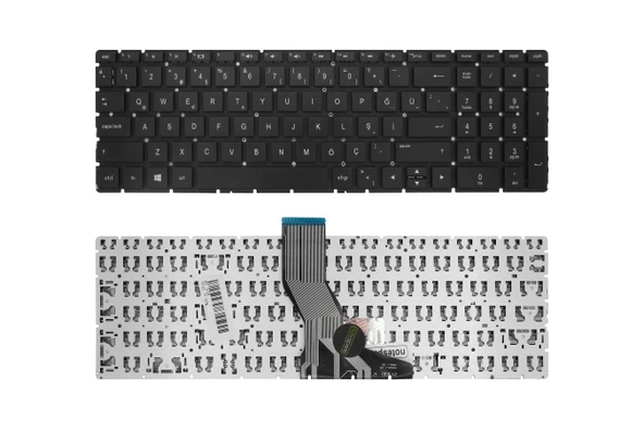 HP Uyumlu 15-ck003nt (2QH29EA), 15-ck004nt (2QH30EA) Klavye TR Siyah ürün görseli 1