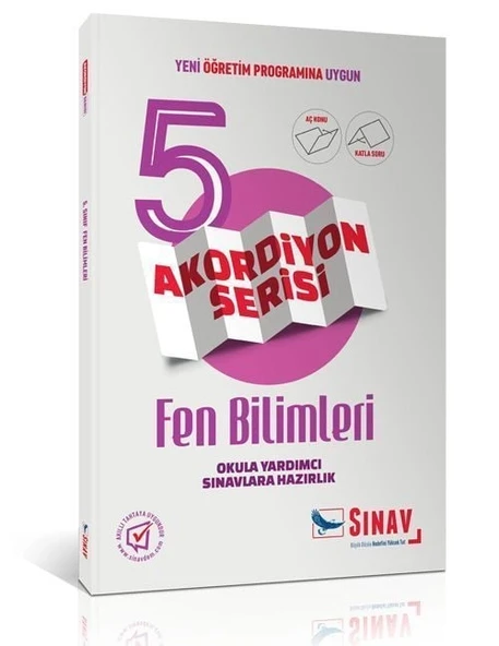 5.Sınıf Fen Bilimleri Akordiyon Sınav ürün görseli 1