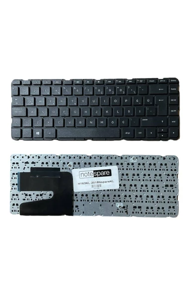 Hp ile Uyumlu Pavilion 14-n000, 14-R001ST Notebook Klavye Siyah TR ürün görseli 1