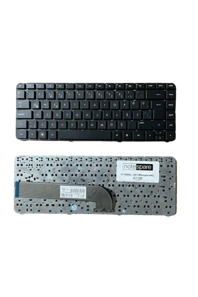 Hp ile Uyumlu Pavilion DV4-4000, DV4-4100 Notebook Klavye Siyah TR ürün görseli 1