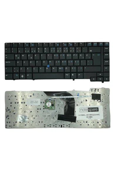 Hp ile Uyumlu Compaq 6400 NC6400 Notebook Klavye Siyah TR ürün görseli 1