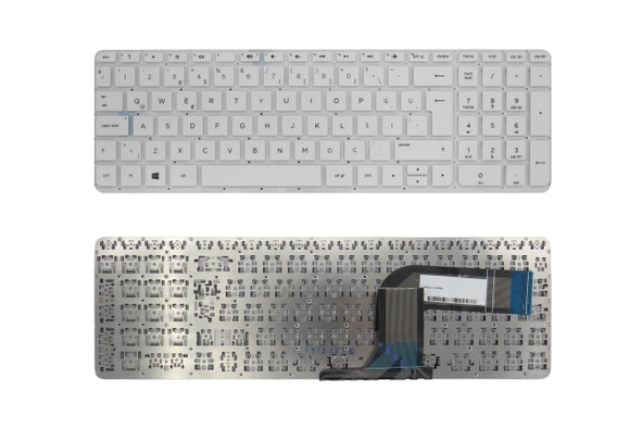 HP Uyumlu Pavilion 15-p212nt (L0D98EA), 15-p212nt (L0D98EA) Klavye TR Beyaz ürün görseli 1