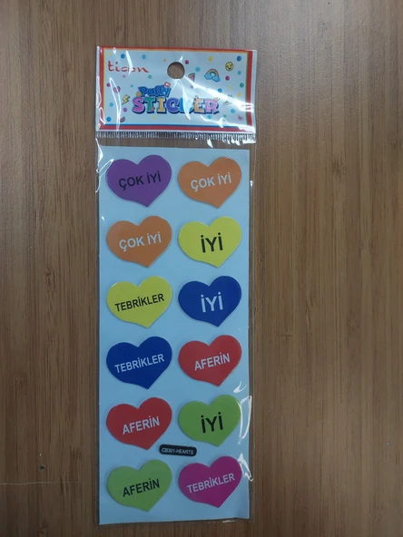 Ticon Puffy Sticker Aferin 348875 ürün görseli 1