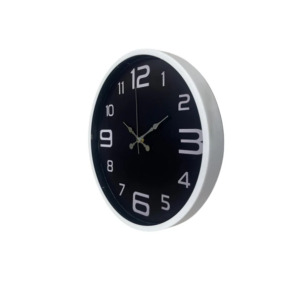 Beyaz Şık 36 Cm Duvar Saati - Resim 2