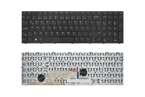 Hp Uyumlu Probook L01027-001, L01027-141, L01028-001 Klavye TR Siyah ürün görseli 1