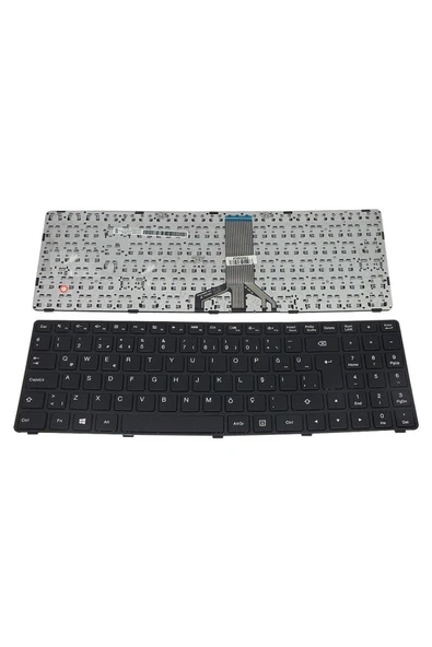 Lenovo ile Uyumlu 100-15IBD İ3, 100-15IBD İ5, 100-15IBD İ7 Notebook Klavye Siyah TR ürün görseli 1
