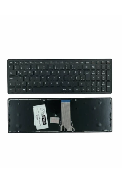 Lenovo Uyumlu PK130T22A25, PK130YB3A00 Klavye TR Siyah ürün görseli 1