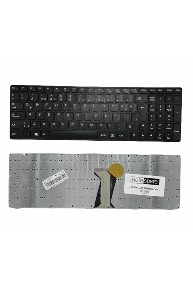 Lenovo ile Uyumlu PK130N23C00, V-117020NS1-TR, V117020QS2 Notebook Klavye Siyah TR ürün görseli 1
