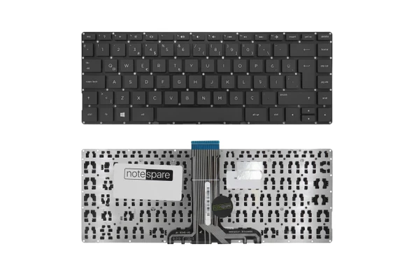 Hp Uyumlu Stream 14-ax009nt (2EQ06EA) Klavye TR Siyah - Küçük Enter ürün görseli 1