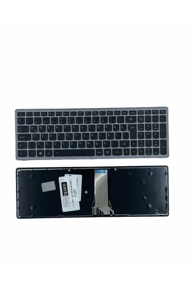 Lenovo Uyumlu MP-12U73US-6862, MP-12U76TQ-6864 Klavye TR Gümüş Gri ürün görseli 1