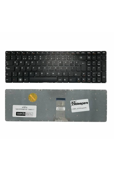 Lenovo ile Uyumlu V-1365200S1, V-136520GK1-TR Notebook Klavye Siyah TR ürün görseli 1