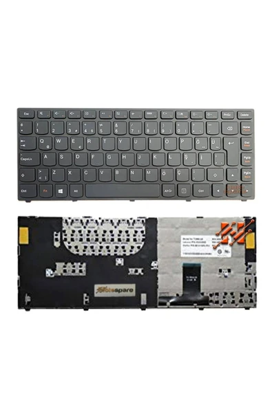Lenovo ile Uyumlu NSK-BCPPN, T3SM-TUR-Q, V-127920FK1-TR Notebook Klavye Siyah TR ürün görseli 1