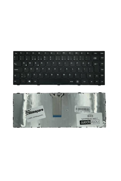 Lenovo ile Uyumlu IdeaPad 300-14ISK 80RR, 500-14ACL 20587 Notebook Klavye Siyah TR ürün görseli 1