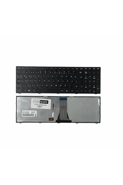 Lenovo Uyumlu G5045 Type 20375, G5045 Type 20466 Klavye TR Işıklı Siyah ürün görseli 1