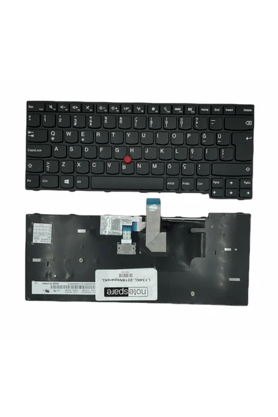 Lenovo Uyumlu ThinkPad 20ETS01900, 20ETS01A00, 20ETS01B00 Klavye TR Siyah ürün görseli 1