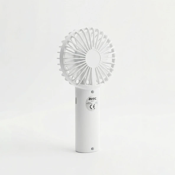 AVEC AV-F137 USB Şarjlı Mini Fan 3 Kademe Hız Masaüstü Aparatlı Telefon Tutuculu Taşınabilir Portatif Fan ürün görseli 1