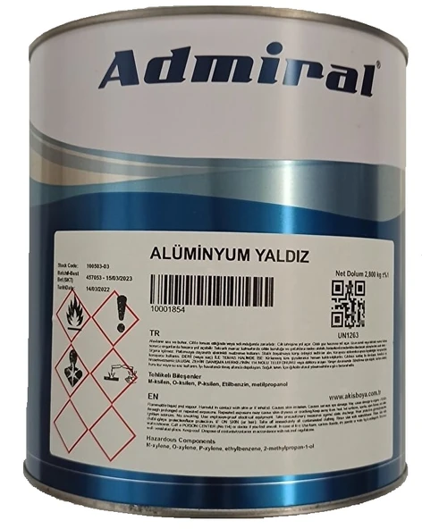 Admiral Alüminyum Yaldız Boya 12 Kg ürün görseli 1
