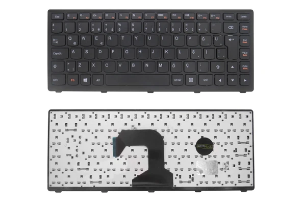 Lenovo Uyumlu 25208609, 9Z.N7GSC.Q0T Klavye Siyah TR ürün görseli 1