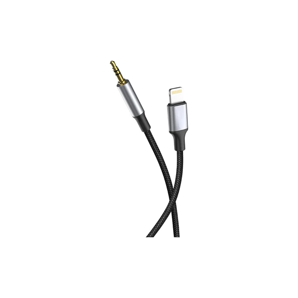 iPhone Lightning AUX Kablo 3.5mm Araç AUX Ses Kablosu Tak Çalıştır ürün görseli 1