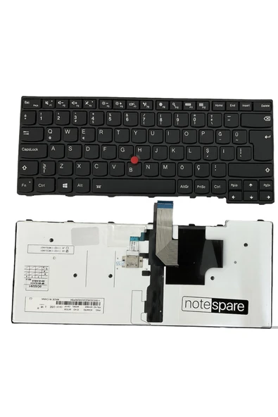 Lenovo Uyumlu ThinkPad 20DC0077TX, 20DC007STX, 20DC0087TX Klavye TR Işıklı Siyah Versiyon 2 ürün görseli 1