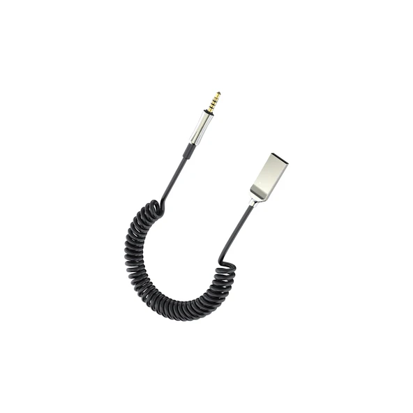 Bluetooth AUX Araç Adaptörü USB 3.5mm Kablosuz Müzik Alıcı ürün görseli 1