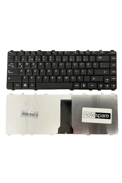 Lenovo ile Uyumlu Y550, Y550A, Y550P Notebook Klavye Siyah TR ürün görseli 1