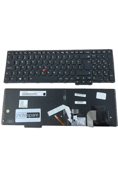 Lenovo ile Uyumlu ThinkPad Yoga 15 20D, Yoga 15 20DQ Notebook Klavye Siyah TR ürün görseli 1