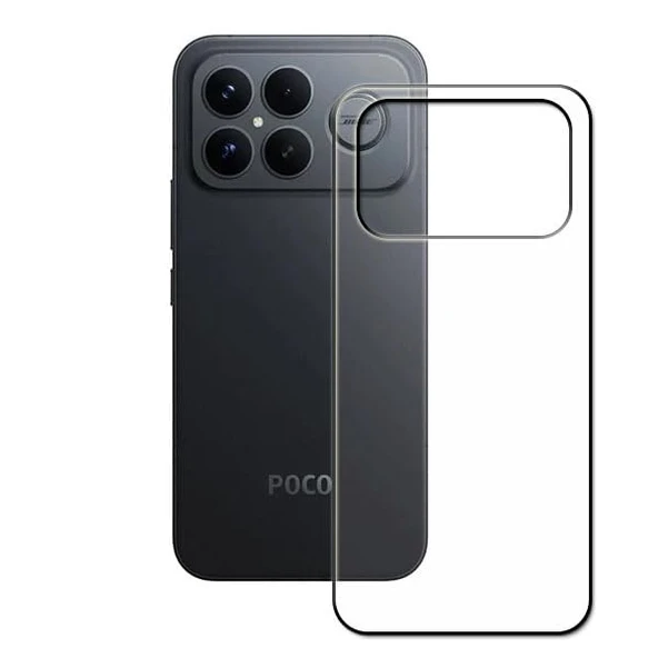 Poco F8 Ultra Uyumlu ŞEFFAF Arka Esnek Nano Koruyucu ürün görseli 1