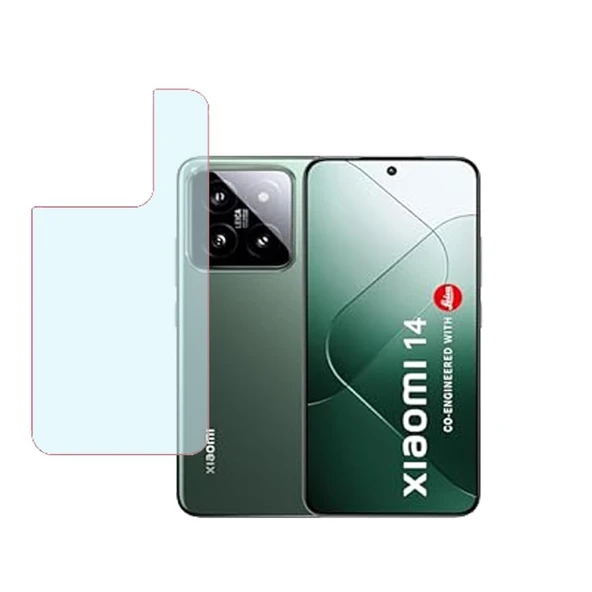 Xiaomi 14 Uyumlu MAT Arka Esnek Nano Koruyucu ürün görseli 1