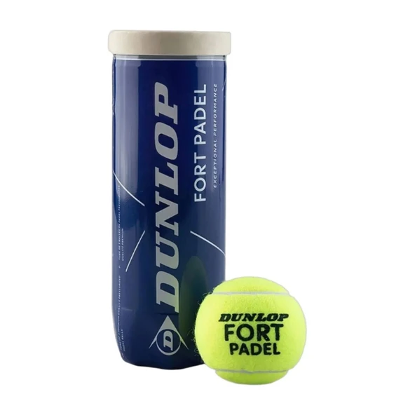 Dunlop Fort 3'lü Padel Topu 601555 ürün görseli 1