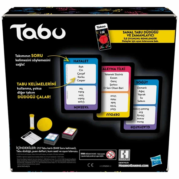Orjinal Lisanslı Tabu - Resim 3