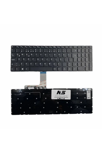 Lenovo Uyumlu 80SM009VTX, 80SM009YTX, 80SM00DCTX, 80SR006RTX Klavye TR Siyah ürün görseli 1