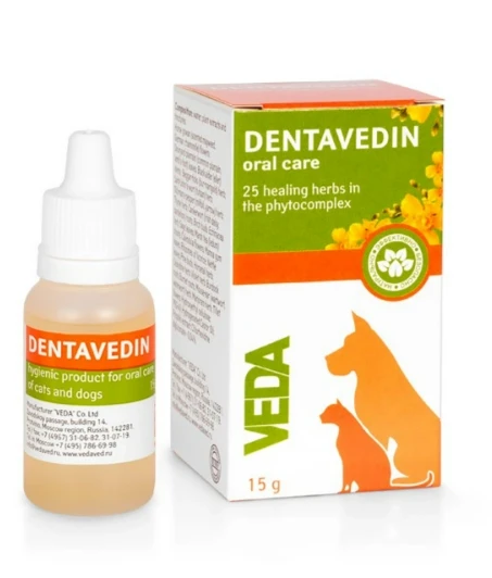 Veda Dentavedin Kedi Köpek Diş Eti Jeli 15 gr (Ağız Kokusu ve Tartar Önleyici) ürün görseli 1