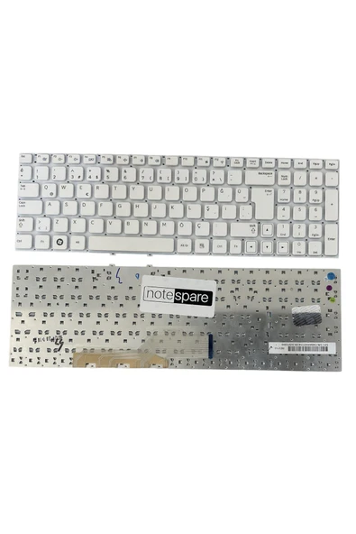 Samsung Uyumlu NP305E5AH, NP305E5AI, NP305E5Z, NP305V5A, NP305V5AI Klavye TR Beyaz ürün görseli 1