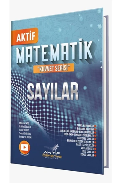 Aktif Öğrenme Yayınları Matematik Sayılar2022 ürün görseli 1