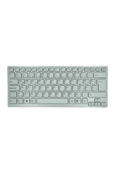 Sony Uyumlu Vaio VPC-CW, VPC-CW2FX Klavye TR Beyaz ürün görseli 1