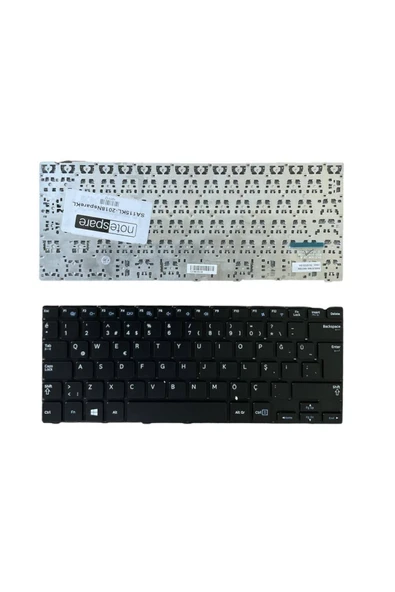 Samsung ile Uyumlu ATIV Book 9 Lite NP905S3G Notebook Klavye Siyah TR ürün görseli 1