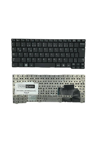 Samsung Uyumlu NP-N150-JP05TR, NP-N150-JP06TR, NP-N150-JP07TR Klavye TR Siyah ürün görseli 1